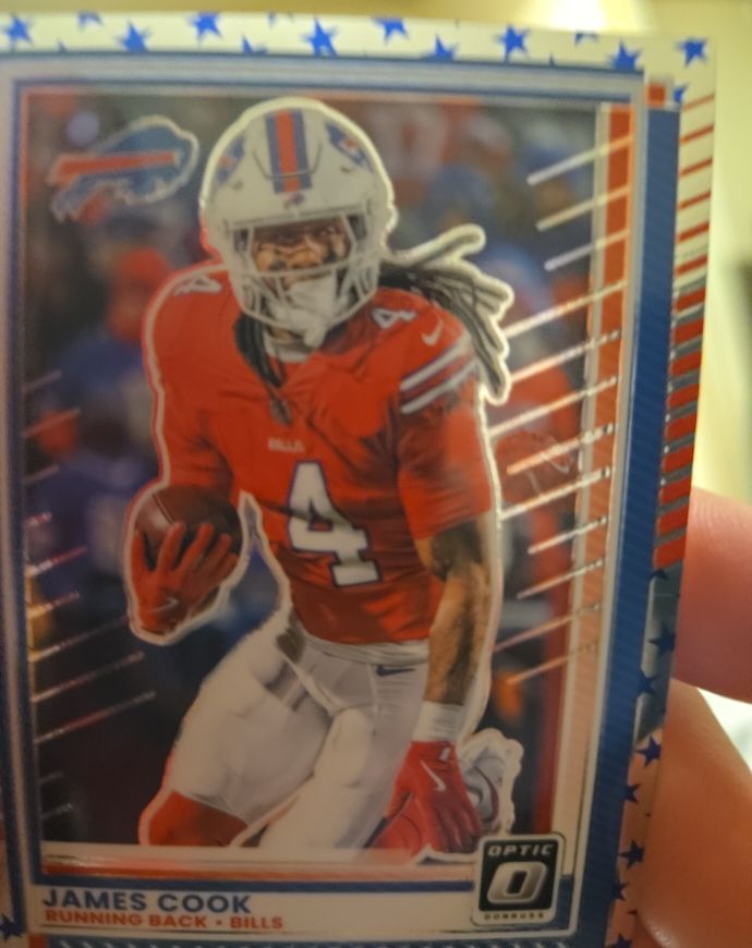 2025 Donruss Optic #138 James Cook — front
