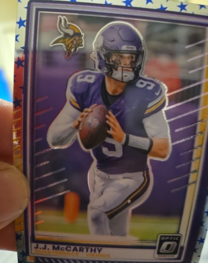 2025 Panini Donruss Optic #46 J.J. McCarthy — front