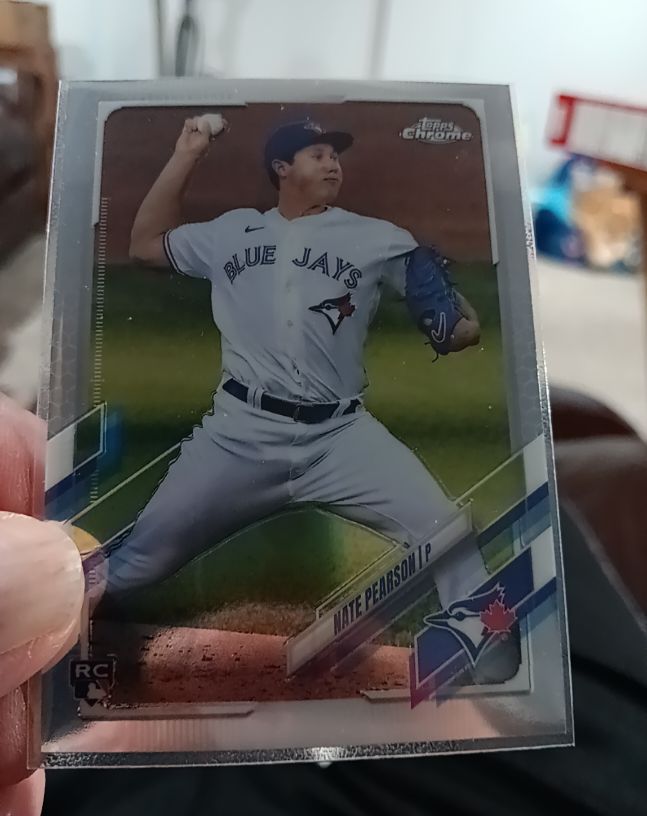 2021 Topps Chrome #136 Nate Pearson — front