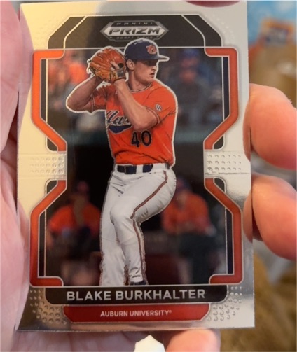 2022 Panini Prizm Draft Picks #PDP76 Blake Burkhalter — front