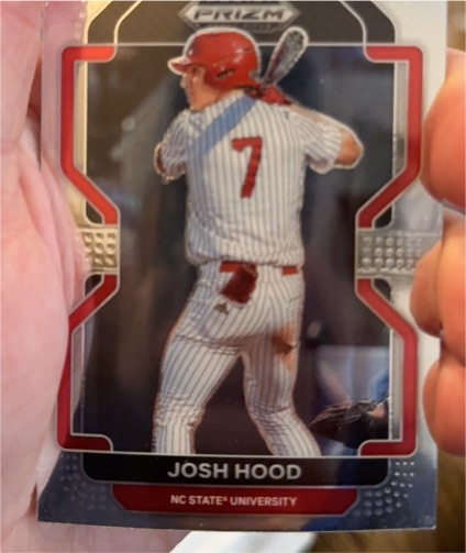 2022 Panini Prizm Draft Picks #PDP186 Josh Hood — front