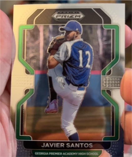 2022 Panini Prizm Draft Picks #PDP211 Javier Santos — front
