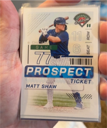2024 Panini Prospect Edition #39 Matt Shaw — front