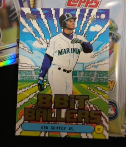 2026 Topps Series 1 Celebration 8 Bit Ballers #8B-13 Ken Griffey Jr. — front