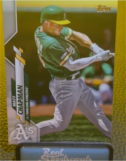 2020 Topps #127 Matt Chapman — front