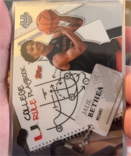 2024-25 Bowman Chrome University #CRP-11 Jalil Bethea College Rule Playbook — front