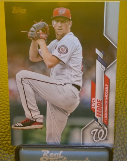 2020 Topps #198 Erick Fedde — front