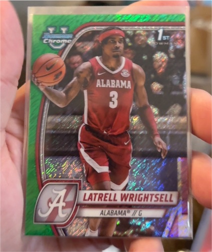 2024-25 Bowman Chrome #51 Latrell Wrightsell — front