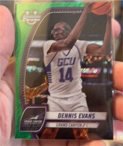 2024-25 Bowman Chrome University #89 Dennis Evans — front
