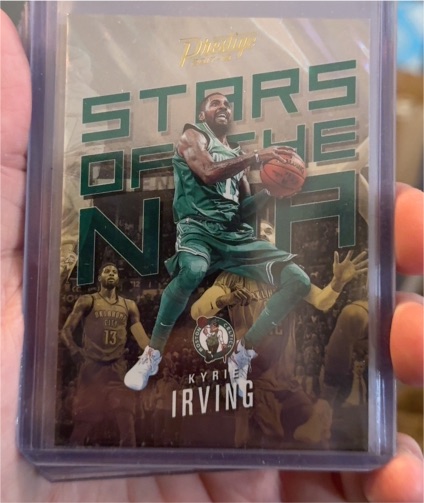 2017-18 Panini Prestige #1 Kyrie Irving Stars of the NBA — front