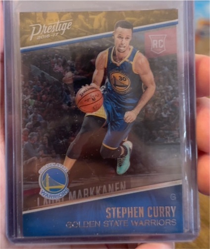 2016-17 Panini Prestige #3 Stephen Curry — front