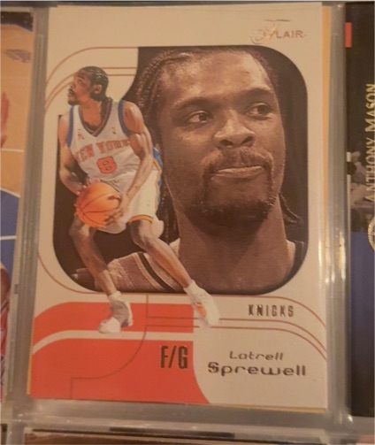 2002-03 Fleer Flair #50 Latrell Sprewell — front