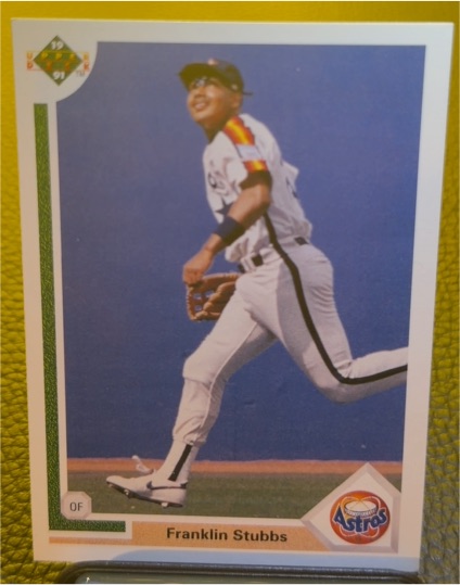 1991 Upper Deck #168 Franklin Stubbs Houston Astros — front