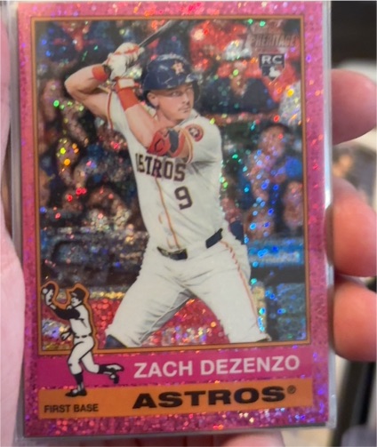 2025 Topps Heritage #404 Zach Dezenzo — front