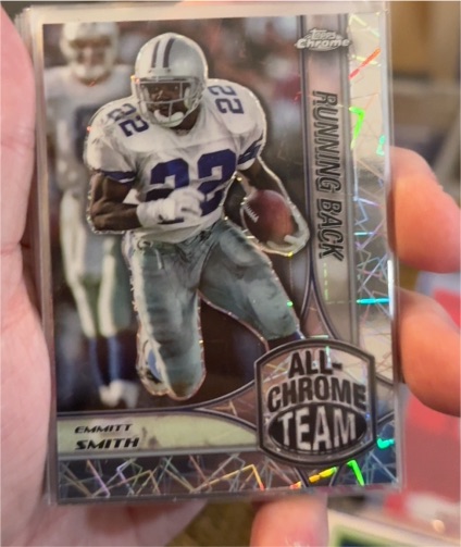 2024 Topps Chrome #ACT-3 Emmitt Smith All Chrome Team — front