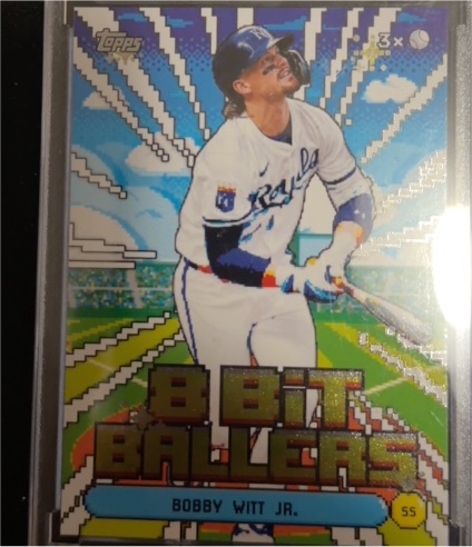 2026 Topps 8 Bit Ballers #8B-19 Bobby Witt Jr. — front