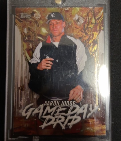 2026 Topps #GD-7 Aaron Judge Game Day Drip — front