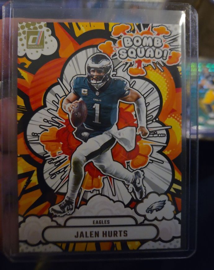 2025 Panini Donruss #BS-JHS Jalen Hurts Bomb Squad — front