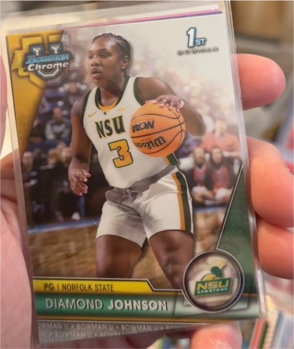 2023-24 Bowman Chrome University #22 Diamond Johnson — front