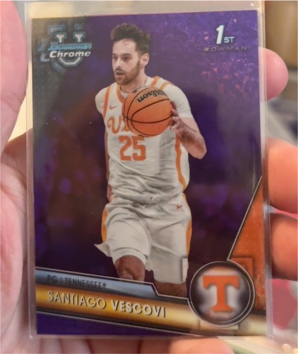 2023-24 Bowman Chrome University #78 Santiago Vescovi — front