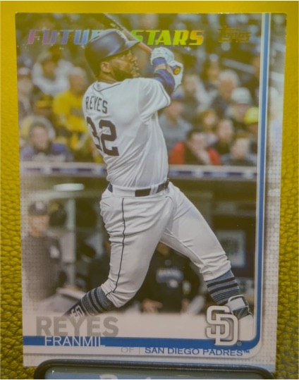 2019 Topps Series 1 Future Stars #186 Franmil Reyes — front