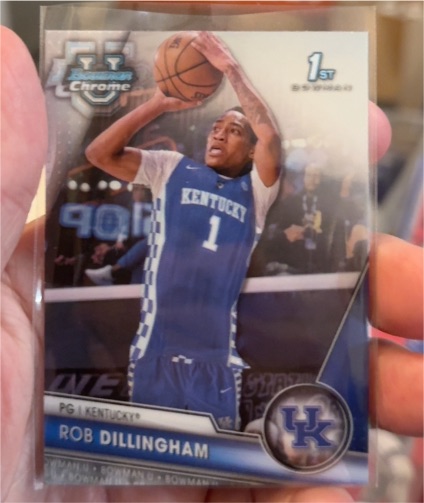 2023 Bowman Chrome University #44 Rob Dillingham — front