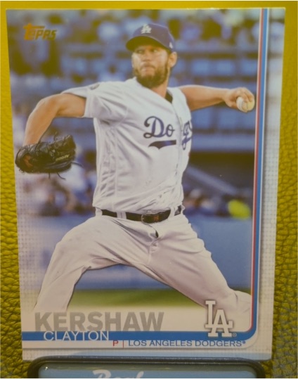 2019 Topps Series 1 #10 Clayton Kershaw — front