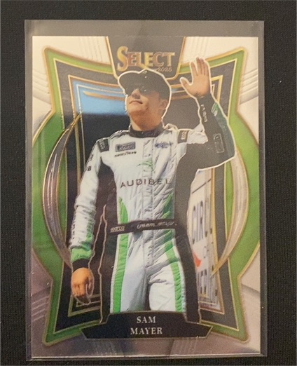 2025 Panini Select NASCAR Racing Grandstand Tier #33 Sam Mayer Silver Prizm — front