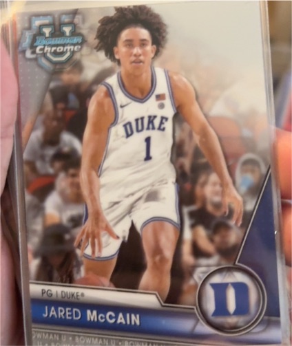 2023-24 Bowman Chrome University #18 Jared McCain — front