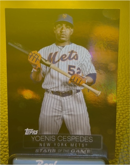 2019 Topps Stars of the Game #SSB-74 Yoenis Cespedes — front