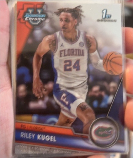 2023 Bowman University Chrome #38 Riley Kugel — front