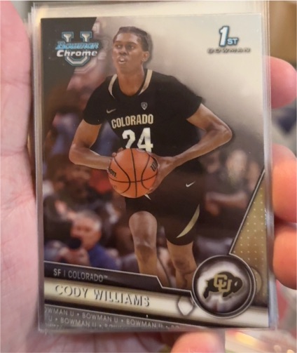 2023-24 Bowman Chrome University #16 Cody Williams — front