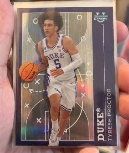 2023-24 Bowman Chrome University #PP-6 Tyrese Proctor — front