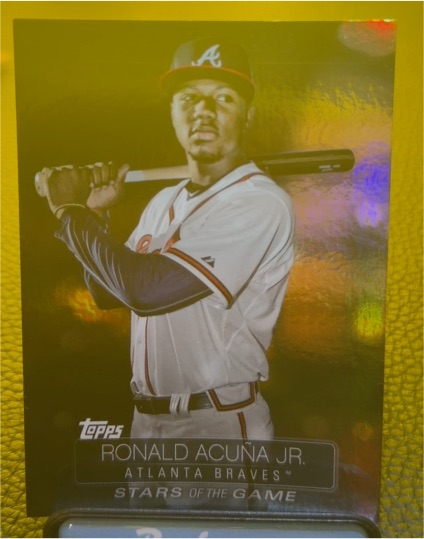 2019 Topps Stars of the Game #SSB-1 Ronald Acuna Jr. — front