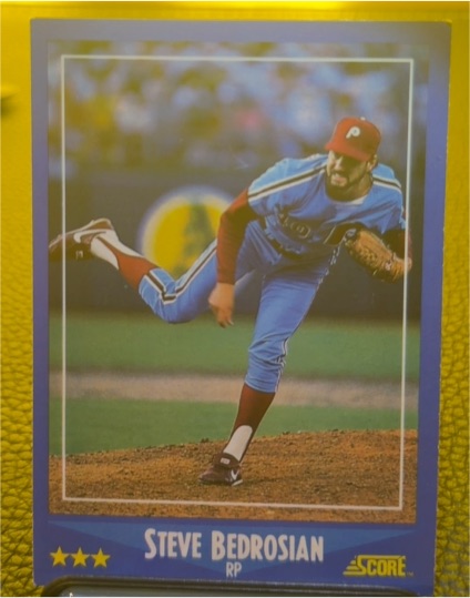 1988 Score #161 Steve Bedrosian — front