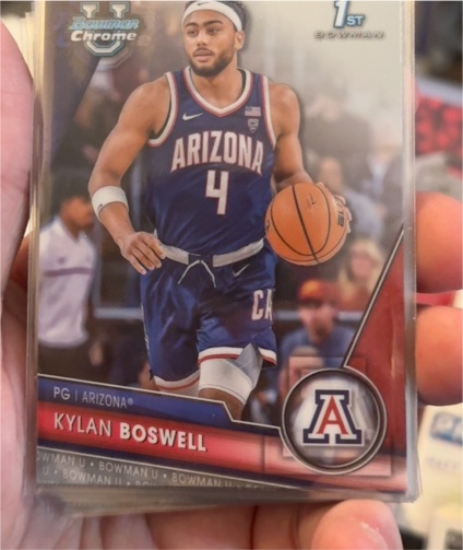 2023-24 Bowman University Chrome #3 Kylan Boswell — front