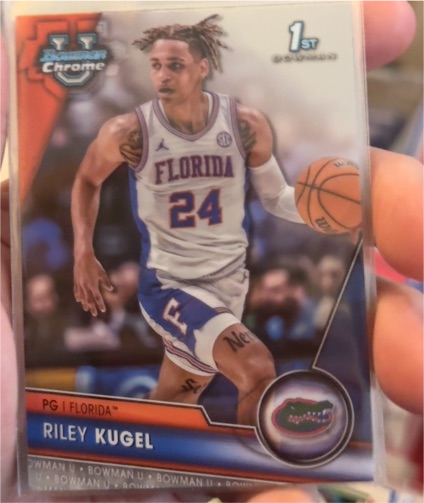 2023-24 Bowman Chrome University #38 Riley Kugel — front