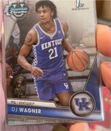 2023-24 Bowman Chrome University #43 DJ Wagner — front