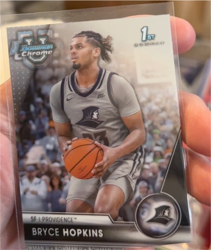 2023-24 Bowman Chrome University #70 Bryce Hopkins — front