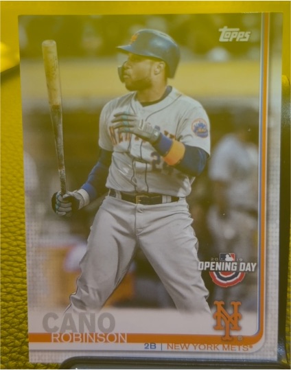 2019 Topps Opening Day #188 Robinson Cano — front
