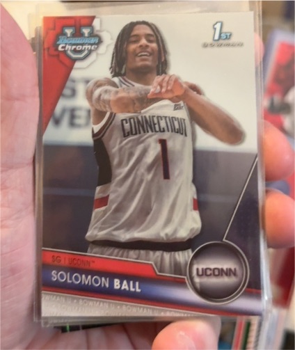 2023-24 Bowman University Chrome #89 Solomon Ball — front