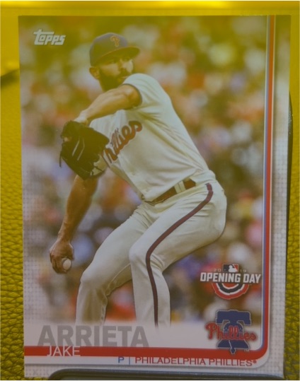 2019 Topps Opening Day #144 Jake Arrieta — front