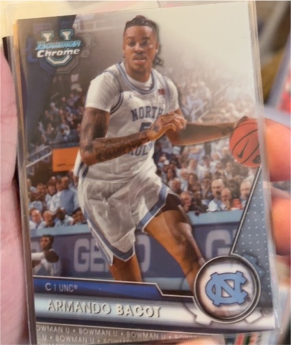 2023-24 Bowman University Chrome #94 Armando Bacot — front