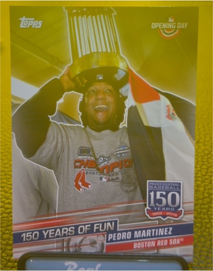 2019 Topps Opening Day #YOF-19 Pedro Martinez 150 Years of Fun — front
