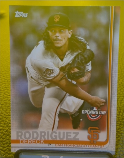2019 Topps Opening Day #118 Dereck Rodriguez — front