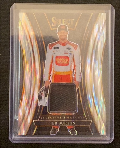2025 Panini Select #SS-JEB Jeb Burton Selective Swatches — front