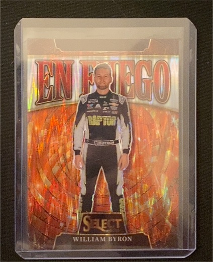 2025 Panini Select Racing #6 William Byron En Fuego — front