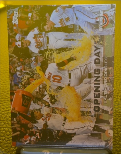 2019 Topps Opening Day #ODB-BO Baltimore Orioles — front