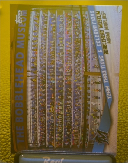 2019 Topps Opening Day #TTC-BM Bobblehead Museum Team Traditions & Celebrations Miami Marlins — front