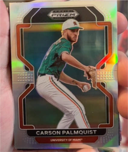 2022 Panini Prizm Draft Picks #PDP88 Carson Palmquist — front